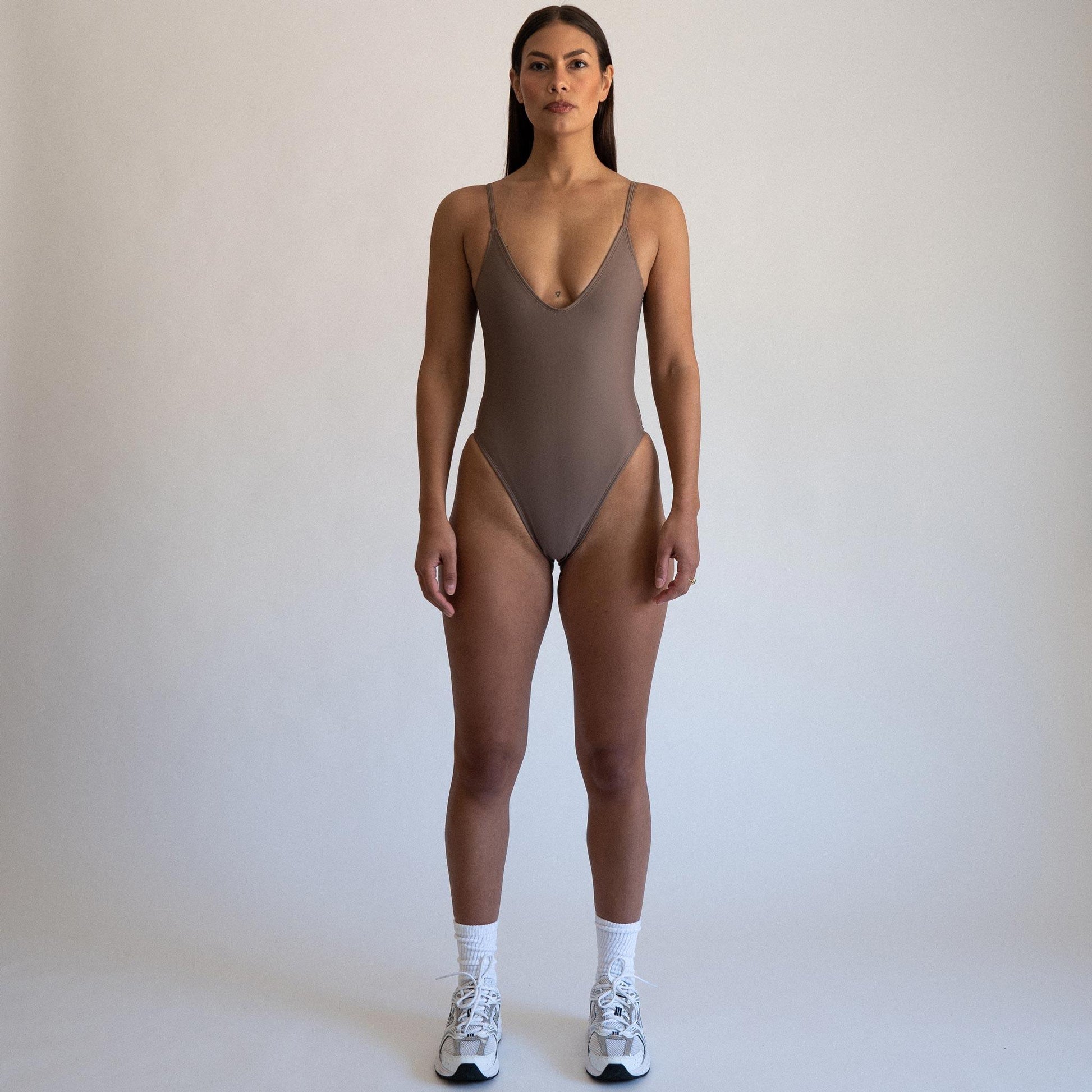 2Bodies Swim_Louise_One-Piece_Cocoa_Front